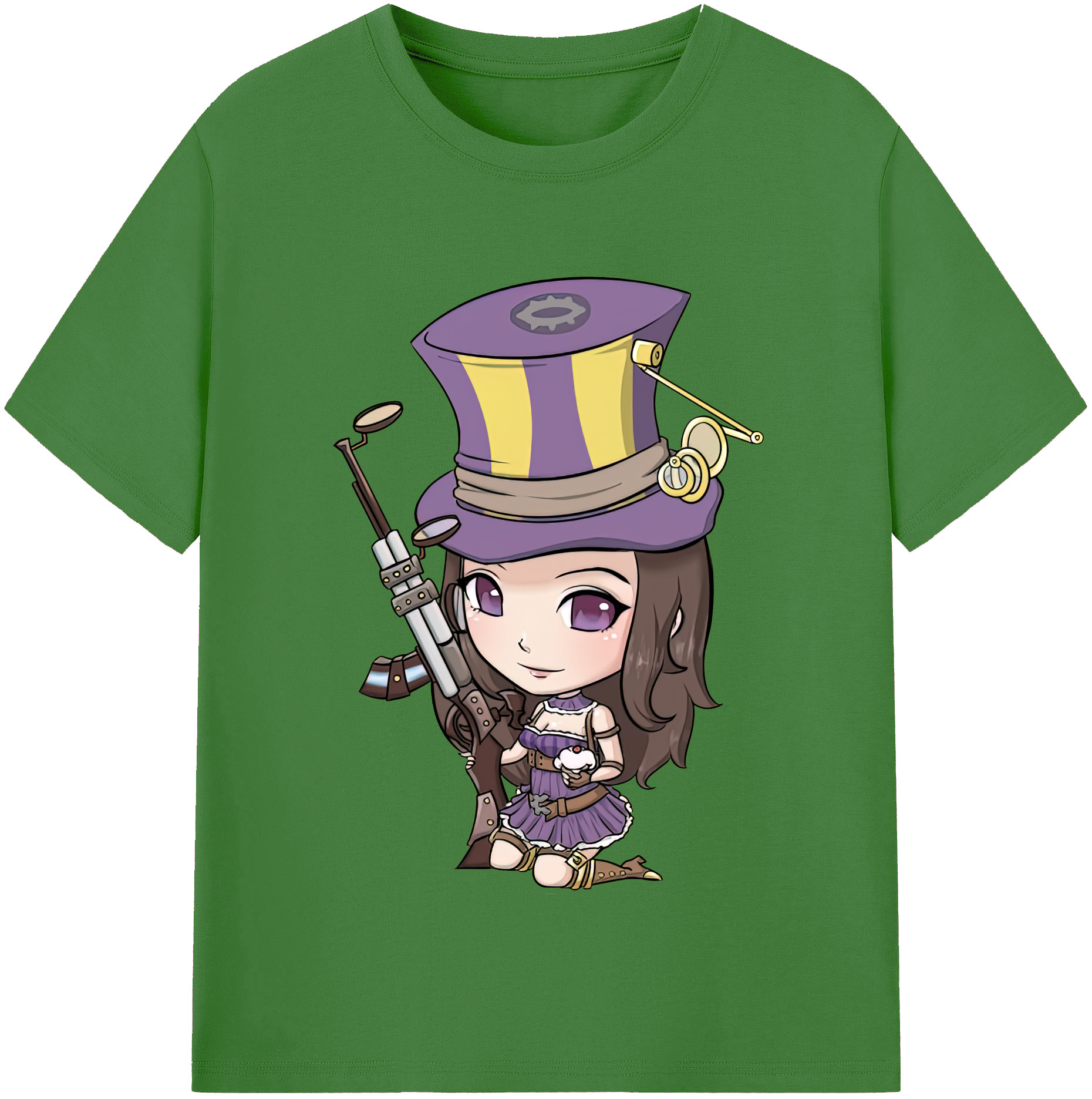 リーグ・オブ・レジェンド League of Legends LOL レディースカジュアルプリントTシャツ（綿100％）